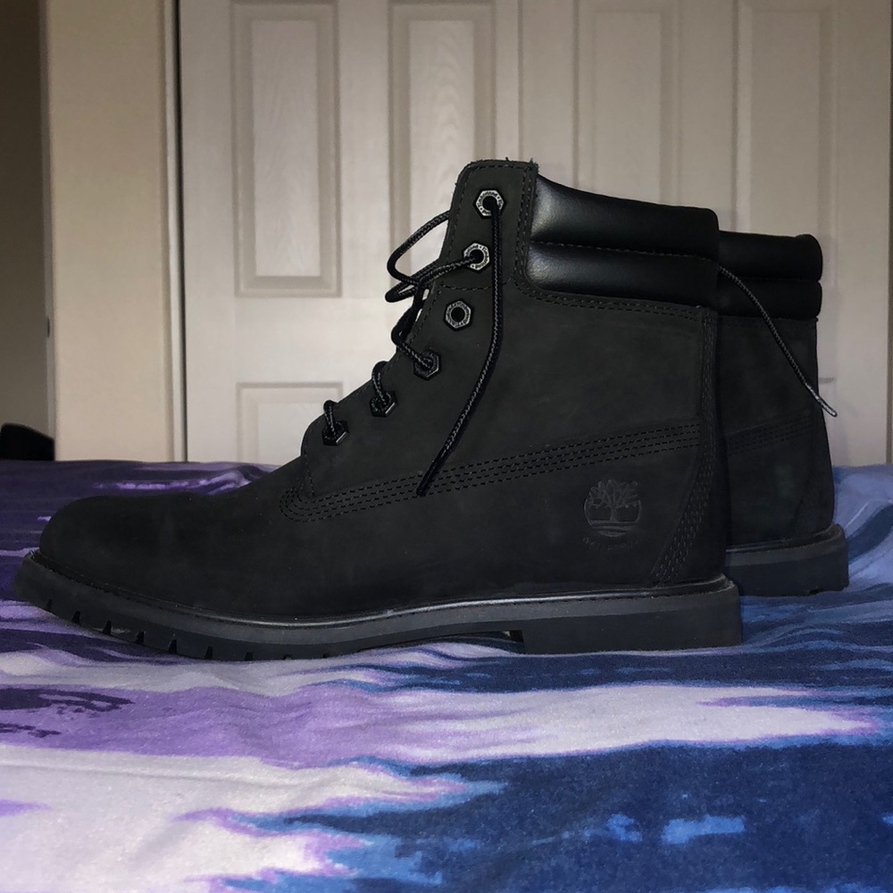 Unisex Waterproof Black Timberlands